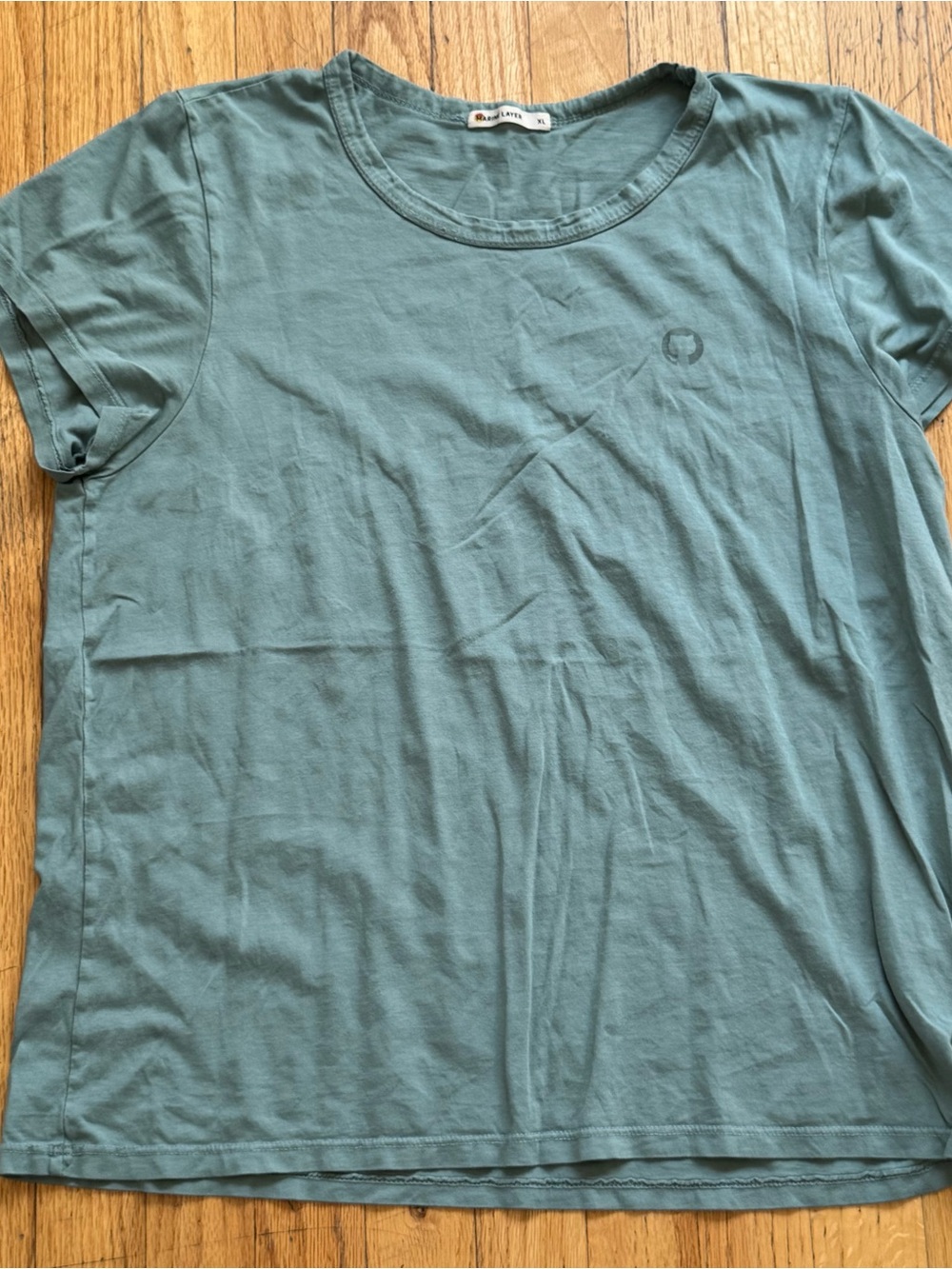 Marine Layer Slate Green Crew Neck Short Sleeve Tee